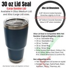     Lid Seal Gaskets For Yeti Stainless Steel Insulated Tumbler Mugs  3 Pack      