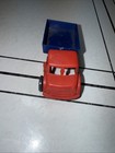 Vintage Wannatoy Plastic Toy Dump Truck Blue And Red W black Wheels 3 25 