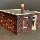Ho Scale Commercial Small Single Story Building Model Kit 1 87 Scale Kit