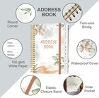 Address Book With Alphabetical Tabs - Small Address Book Spiral With Address    