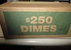 Bank Box  Roosevelt Dimes Sealed -  Find Errors  Silver   Unc