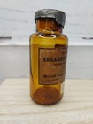 Antique Empty Mallinckrodt Amber Glass Apothecary Pharmacy Medical Bottle
