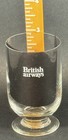 Vintage British Airways Short Stemmed Wine cordial liqueur Glass With Logo