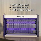 Electric Mosquito Insect Killer Zapper Led Light Fly Bug Trap Pest Control Lamp