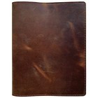 Leather Journal Cover For Composition Notebooks  Moleskine Xl 7 5 x9 75   Brown