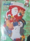 Bucilla Felt Christmas Stocking Kit Santa   Snowman 18  Unopened