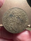 1700 s 25mm  Brass Token  Louis Magnificent    High Grade  Rare  