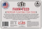   Premium Floating Fish Food   Pond And Lake   Pellets   2 Pounds