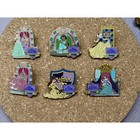 Disney Princess Fantasy Faire Pin Lot Of 6 - Vintage 2008 Dlr