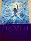Disney Frozen Broadway Musical Cast Signed Window Card Poster National Tour Auto
