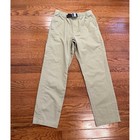 Kavu Chilliwack Heritage Khaki Pants Mens Small Belted Hiking Climbing Outdoors