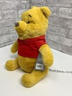 Disney Store Winnie The Pooh Bear Plush Stuffed Animal 12    Red Shirt Nwt Soft