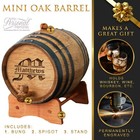 Personalized Custom 2 L  Whiskey Oak Barrel - Engraved Wine   Bourbon Barrel 