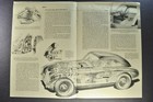 1950 Aston Martin Db2 Coupe Road Test Brochure Folder Nice Original 50