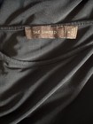 The Limited Women   s Black Solid Ruched Strappy One-piece Camisole Top Size M
