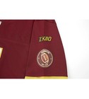 Custom Mens youth Football Stitched T-shirt For Sports Fan Burgundy No Brand    