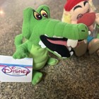 Disney Store Peter Pan Bean Bag Plush 8  Set Of 5  Crock Smee Nana Captain Hook