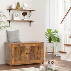 Cat Litter Box Enclosure Furniture Hidden wooden Cat Washroom Furniture Storage
