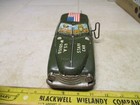Vintage 11  Marx U s  Army Staff Car Windup Toy W box - Works Great Tin Litho