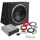 Belva Bpkg110v2 500 Watt Complete Bass Package 10  Sub In Ported Box   Amp   Kit