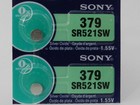 Sony 379 Sr521sw      Watch Battery   2pc    exp  10 2028 