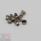 1 8 X 0 129 Semi-tubular Oval Head Rivet Steel Nickel Plated  qty 1000 