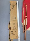 Vintage Us Army Signal Corps Flag Kit 1 Hq Wv25 Canvas Case Semaphore Set Wwii