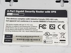 Cisco Rvs4000 Small Business 4-port Gigabit Vpn Security Router  W Adapter Cable