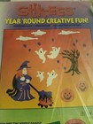 1987 Stik-ees Ghostly Brew Reusable Window Decals Vintage Halloween Decor