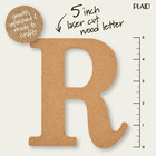 Unfinished Wood Letter  5  Wooden Surface Perfect For Diy Arts And Crafts Projec