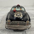 Vintage Tin Toy Nomura Japan Friction D p  35 Police Car  50   s