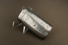 Antique Victorian Silver Vesta Case Match Safe Ornate Floral Engraved