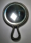 Victorian Gorham Sterling Silver Hand Mirror 1868 Hallmarked Toned Dented Rim