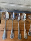 Mixed Lot 24 Pieces Christofle Perles Silverplate Flatware Forks Spoons Knives