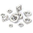 M4 M5 M6 M8 M10 Square Nuts Thin Type 201 Stainless Steel - Din 562
