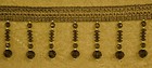Beaded Fringe Trim For Drapery And Upholstery In  brown  Coffee  Per Yard