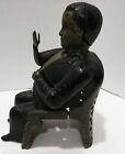 Antique Cast Iron Tammany Mechanical Bank Pat  Dec  23  1873 6  Not Complete