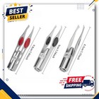 Stainless Steel Led Eyebrow Tweezers Precision Angle Design For Women