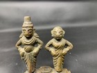 Antique Hand Crafted Lakshmi   Narayana Hindu Deities Bronze Worship Idol Statue