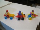 Lot Of 3 Mcdonald   s 1991 Connectibles - Grimace  Birdie And Ronald Mcdonald