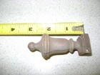 One Cast Iron Finial Finial-fence Rail Post Topper Urn Design 3  Hi X 1  Sq