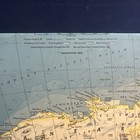 1965-2 February Vintage Original Map The World National Geographic - Unfolded 