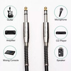 6ft Noiseless Electric Guitar Bass Cable Pedal Amp Cord 1 4  Usa Keyboard