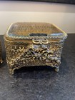 Style Built Vintage Set Of 2 Trinket Boxes 24k Gold Plated