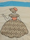 Vintage Machine And Hand Stitched Quilt Sun Bonnet Sue 63 X80