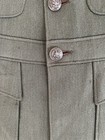 Ww2 Military Us Navy Officer s Green Jacket Antique Vintage Wwii Uniform 1940s