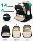 Travel Laptop Backpack For Women Bookbag  15 6 Inch Inch  01-black