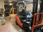 2017 Toyota 5000 Lb Solid Pneumatic Forklift With Side Shift And 2 Stage Mast