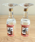 Vintage Stolichnaya Russian Vodka Ussr Stemmed Shot Glasses 2cl 4cl Set Of 2