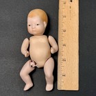 Vintage Tiny Miniature Baby Doll 5    Porcelain Articulated White Hand Painted